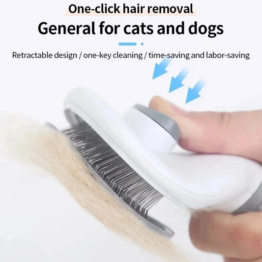 Brosse Autonettoyante pour Animaux de Compagnie
